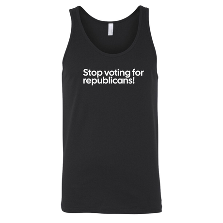 Stop Voting for Republicans Unisex Tank Top-T-Shirt-The Original God Ain't Petty But I Am