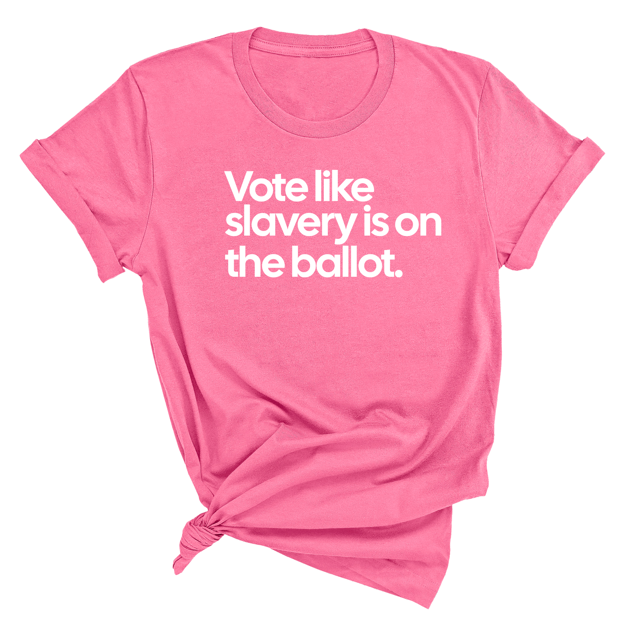Vote Like Slavery Is on the Ballot Unisex Tee