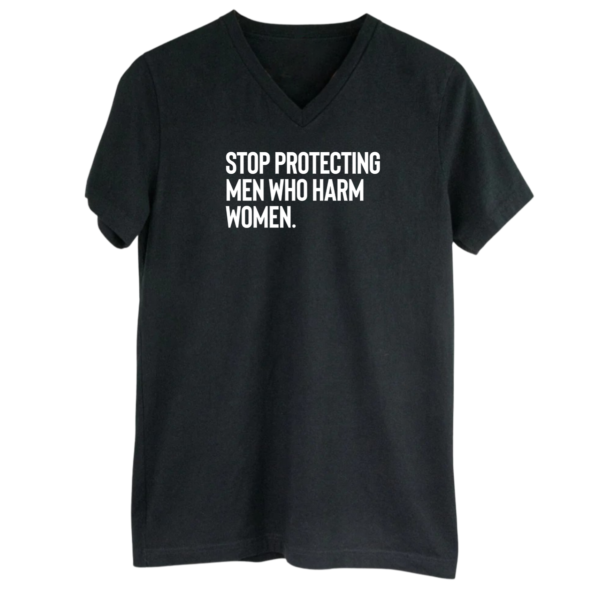 Stop Protecting Men Who Harm Women Unisex Tee