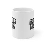 Super Petty Mug 11oz (White/Black)-Mug-The Original God Ain't Petty But I Am