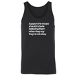 Support the Troops Should Include Believing Them When They Say They’re Not Okay. Unisex Tank Top-T-Shirt-The Original God Ain't Petty But I Am