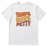 Thankful Grateful Petty Fall Colors Unisex 🍁 Tee-T-Shirt-The Original God Ain't Petty But I Am