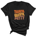 Thankful Grateful Petty Fall Colors Unisex 🍁 Tee-T-Shirt-The Original God Ain't Petty But I Am