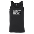 The Confederate Flag Is for Traitors Unisex Tank Top-T-Shirt-The Original God Ain't Petty But I Am