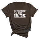 The Confederate Flag Is for Traitors Unisex Tee-T-Shirt-The Original God Ain't Petty But I Am