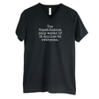 The Constitution only works if it applies to Everyone *BLACK V-NECK* Unisex Tee-T-Shirt-The Original God Ain't Petty But I Am