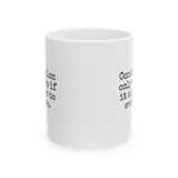 The Constitution only works if it applies to Everyone Mug 11oz (White & Black)-Mug-The Original God Ain't Petty But I Am