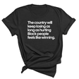 The Country Will Keep Losing as Long as Hurting Black People Feels Like Winning Unisex Tee-T-Shirt-The Original God Ain't Petty But I Am