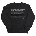 The Maps Are Rigged. Unhinged Rant Unisex Sweatshirt-Sweatshirt-The Original God Ain't Petty But I Am