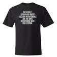 The People Screaming About Election Interference Are the Ones Interfering With the Election *BLACK TALL TEE* Unisex Tee-T-Shirt-The Original God Ain't Petty But I Am