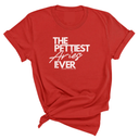The Pettiest Aries Ever Unisex Tee-T-Shirt-The Original God Ain't Petty But I Am