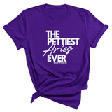 The Pettiest Aries Ever Unisex Tee-T-Shirt-The Original God Ain't Petty But I Am
