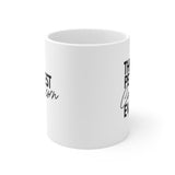 The Pettiest Capricorn Ever Mug 11oz (White/Black)-Mug-The Original God Ain't Petty But I Am