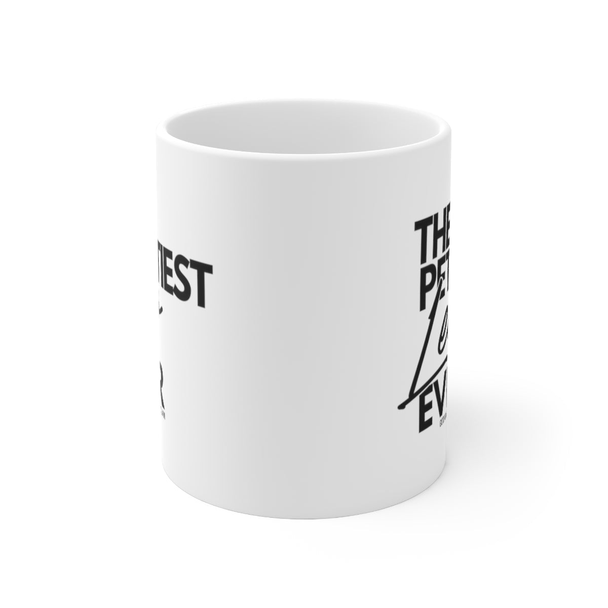 The Pettiest Leo Ever Mug 11oz (White/Black)-Mug-The Original God Ain't Petty But I Am