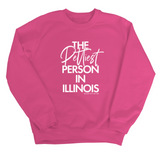 The Pettiest Person In Illinois Unisex Sweatshirt-Sweatshirt-The Original God Ain't Petty But I Am