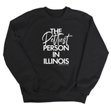 The Pettiest Person In Illinois Unisex Sweatshirt-Sweatshirt-The Original God Ain't Petty But I Am