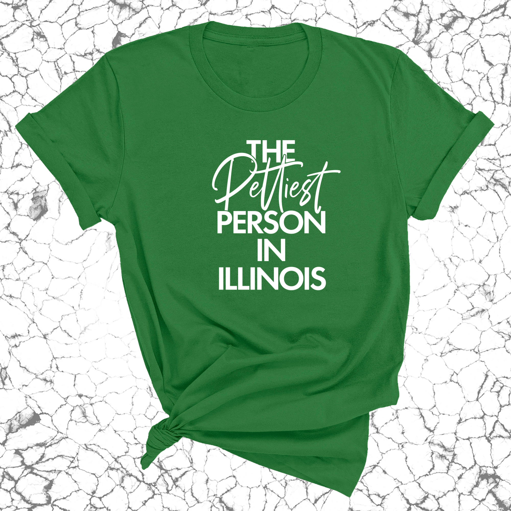 The Pettiest Person In Illinois Unisex Tee-T-Shirt-The Original God Ain't Petty But I Am