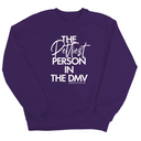 The Pettiest Person in the DMV Unisex Sweatshirt-Sweatshirt-The Original God Ain't Petty But I Am