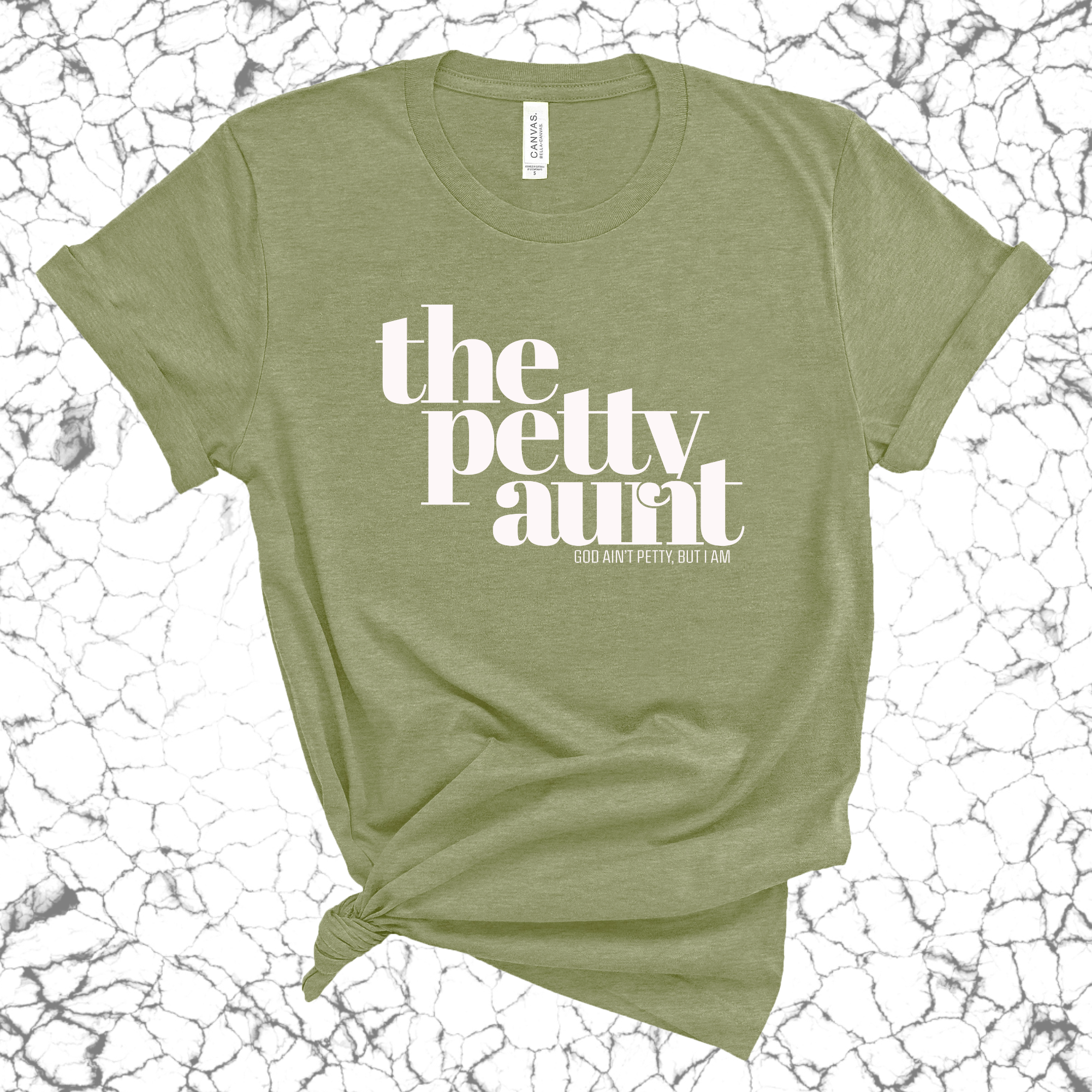 The Petty Aunt Unisex Tee-T-Shirt-The Original God Ain't Petty But I Am