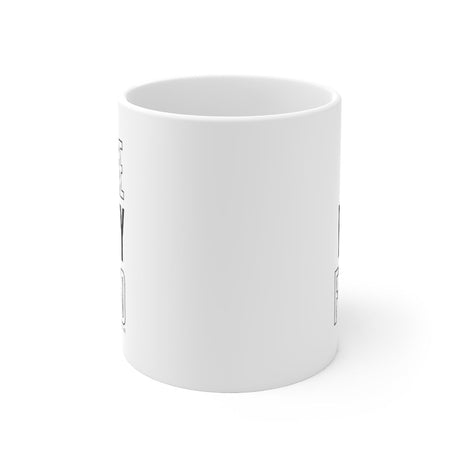 The Petty Friend Mug 11oz (White/Black)-Mug-The Original God Ain't Petty But I Am