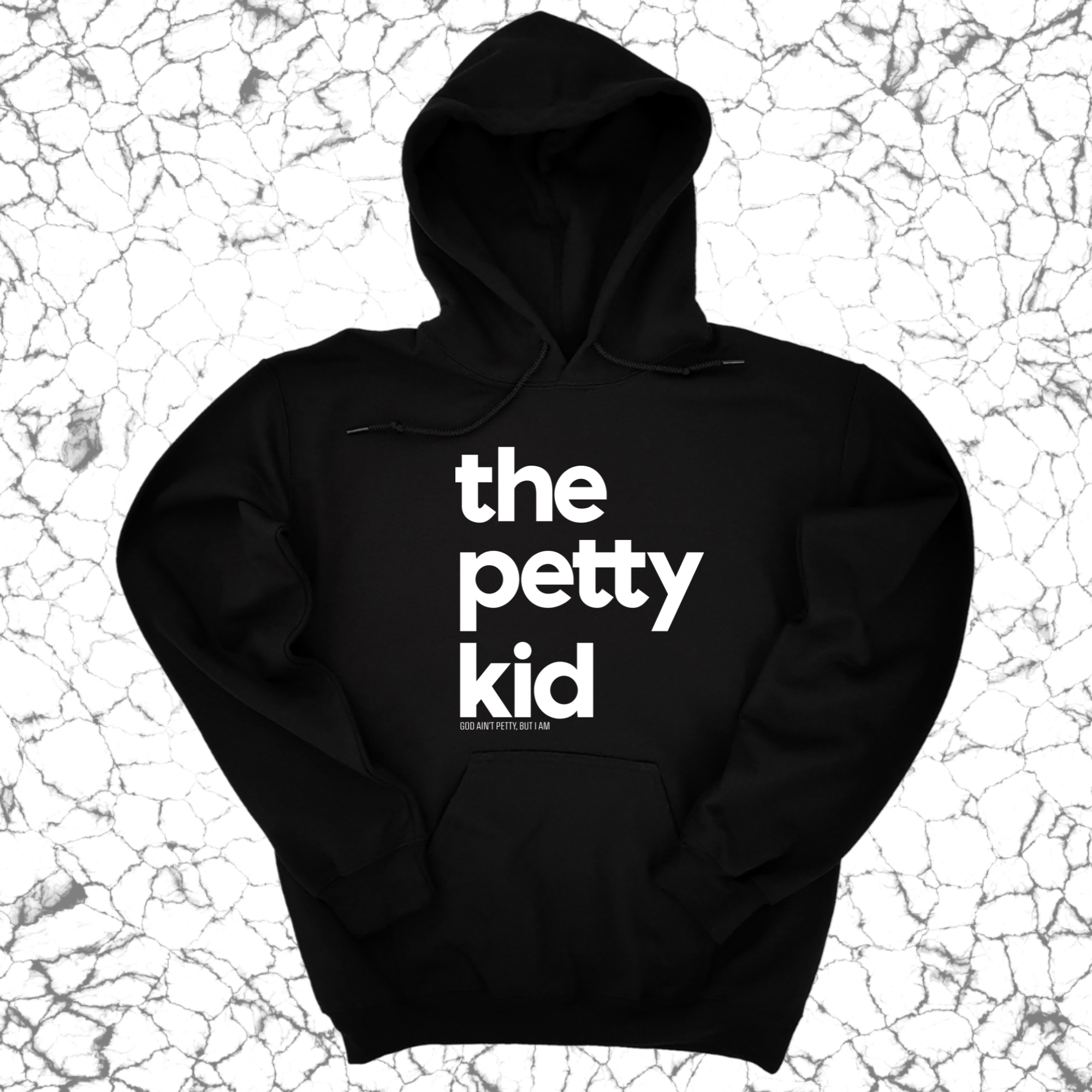 The Petty Kid Unisex Hoodie (adult size)-Hoodie-The Original God Ain't Petty But I Am