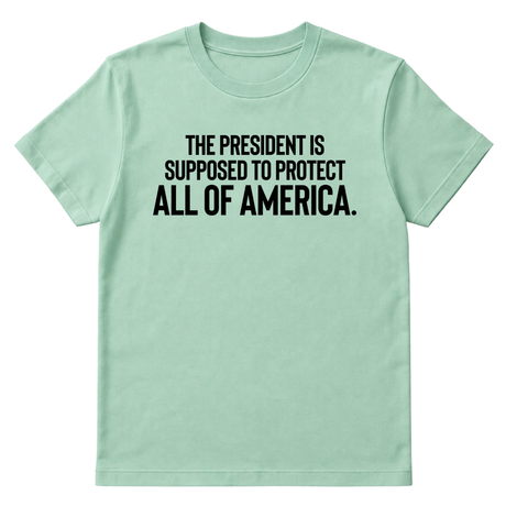 The President Is Supposed to Protect All of America Unisex Tee-T-Shirt-The Original God Ain't Petty But I Am