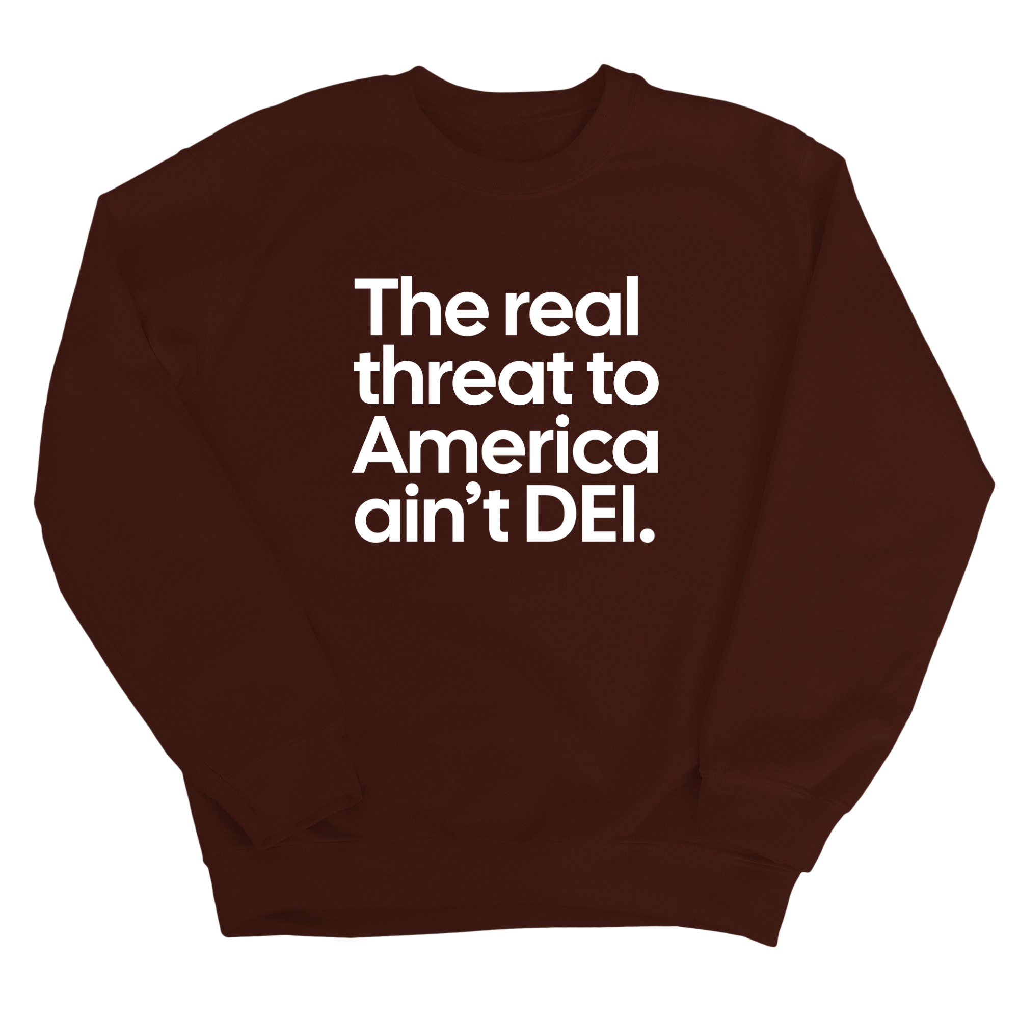 The Real Threat to America Ain’t DEI Unisex Sweatshirt-Sweatshirt-The Original God Ain't Petty But I Am