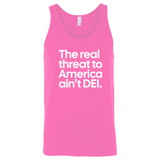 The Real Threat to America Ain’t DEI Unisex Tank Top-T-Shirt-The Original God Ain't Petty But I Am