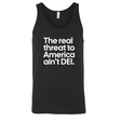 The Real Threat to America Ain’t DEI Unisex Tank Top-T-Shirt-The Original God Ain't Petty But I Am