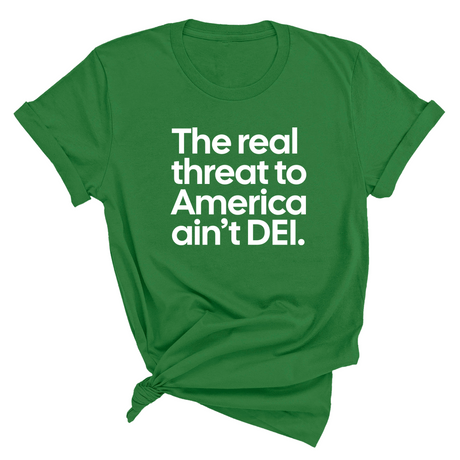 The Real Threat to America Ain’t DEI Unisex Tee-T-Shirt-The Original God Ain't Petty But I Am