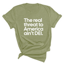 The Real Threat to America Ain’t DEI Unisex Tee-T-Shirt-The Original God Ain't Petty But I Am