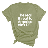 The Real Threat to America Ain’t DEI Unisex Tee-T-Shirt-The Original God Ain't Petty But I Am