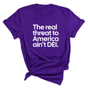 The Real Threat to America Ain’t DEI Unisex Tee-T-Shirt-The Original God Ain't Petty But I Am
