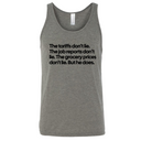 The Tariffs don’t lie. Job reports don’t lie. The grocery prices don't lie. But he Does Unisex Tank Top-T-Shirt-The Original God Ain't Petty But I Am