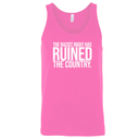 The racist right has ruined the country Unisex Tank Top-T-Shirt-The Original God Ain't Petty But I Am