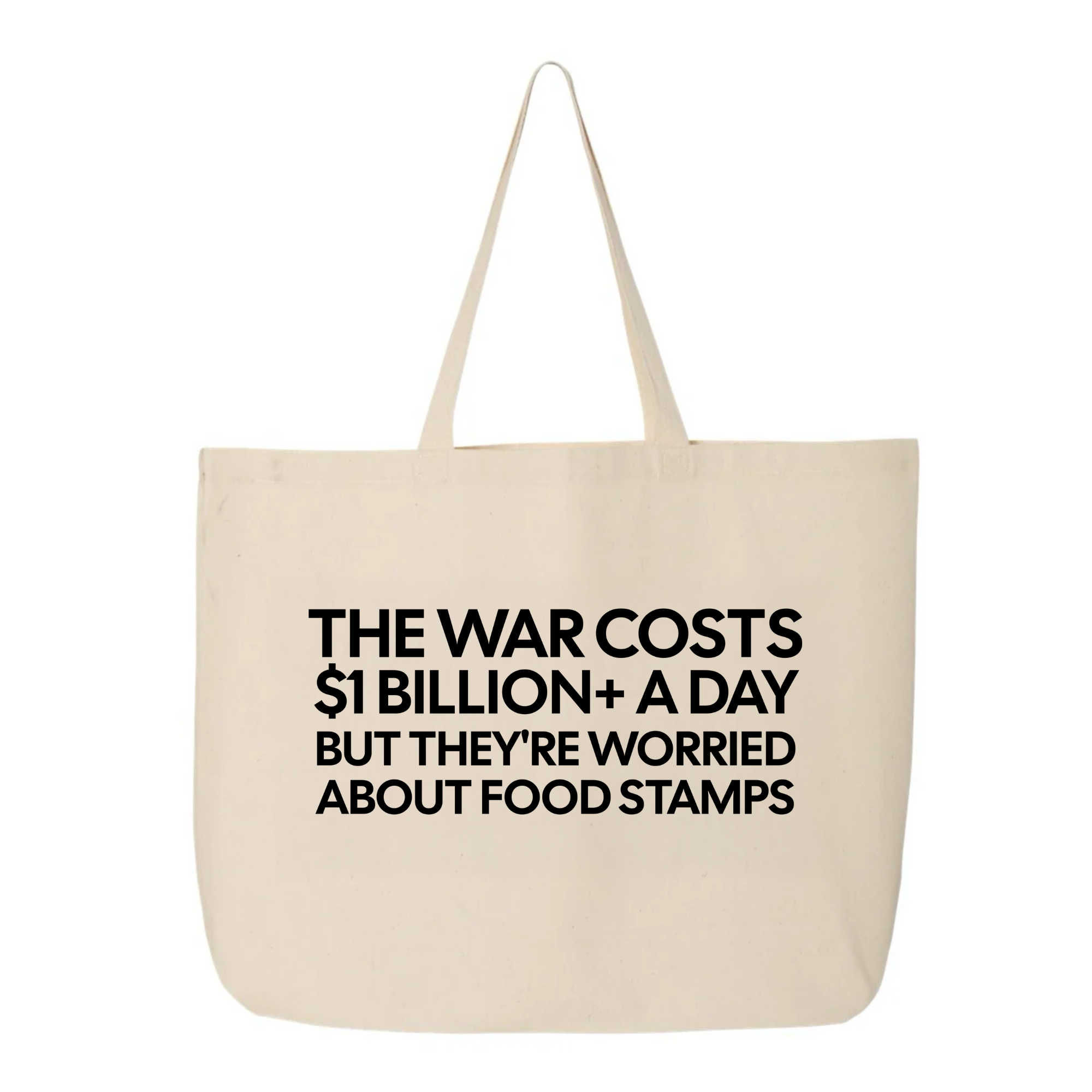 The war costs $1 billion+ a day but they’re worried about food stamps Tote bag-Tote Bag-The Original God Ain't Petty But I Am