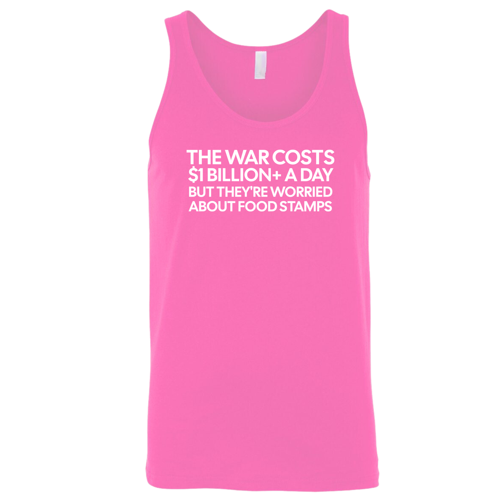 The war costs $1 billion+ a day but they’re worried about food stamps Unisex Tank Top-T-Shirt-The Original God Ain't Petty But I Am