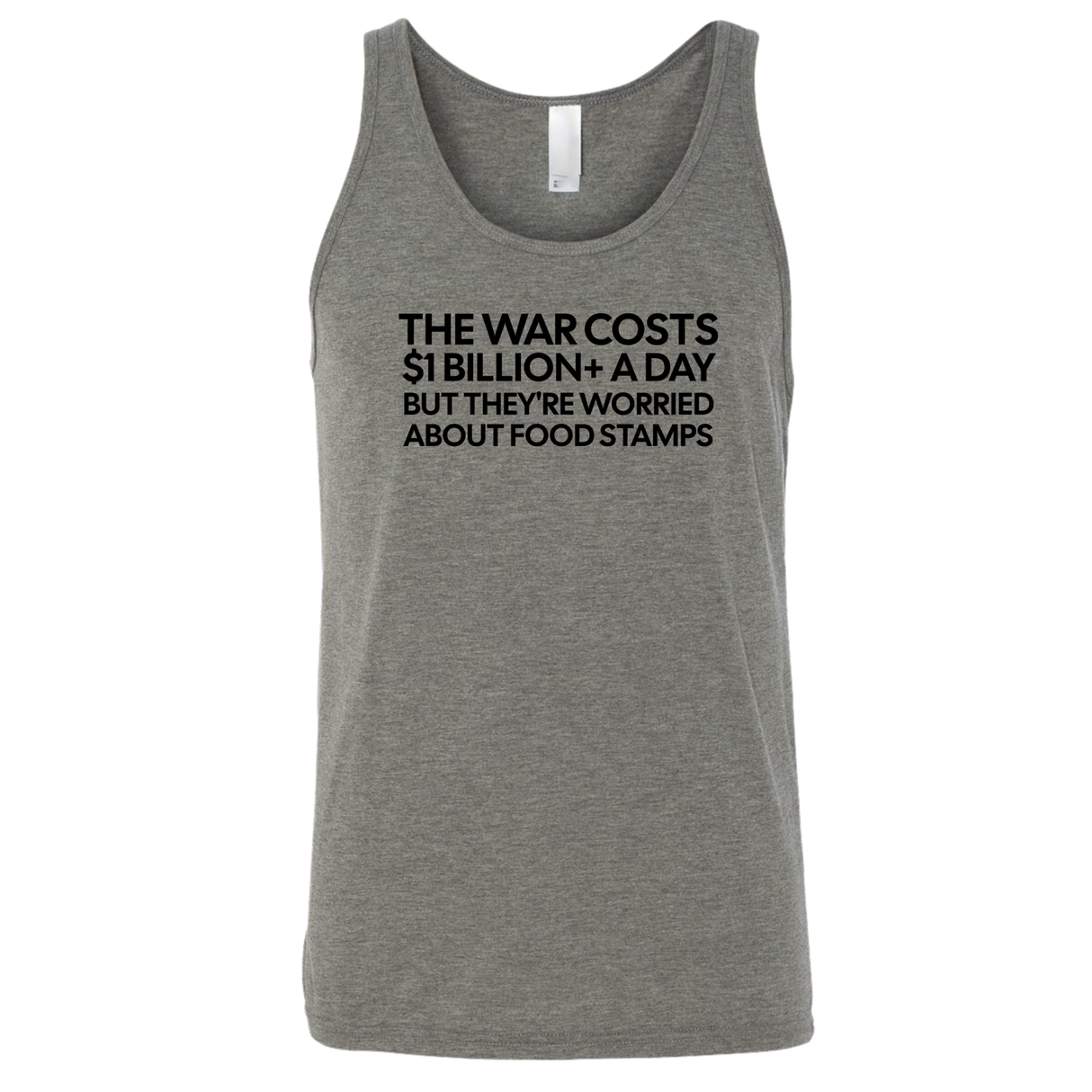 The war costs $1 billion+ a day but they’re worried about food stamps Unisex Tank Top-T-Shirt-The Original God Ain't Petty But I Am