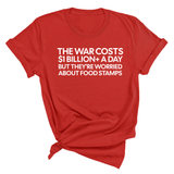 The war costs $1 billion+ a day but they’re worried about food stamps Unisex Tee-T-Shirt-The Original God Ain't Petty But I Am