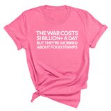 The war costs $1 billion+ a day but they’re worried about food stamps Unisex Tee-T-Shirt-The Original God Ain't Petty But I Am