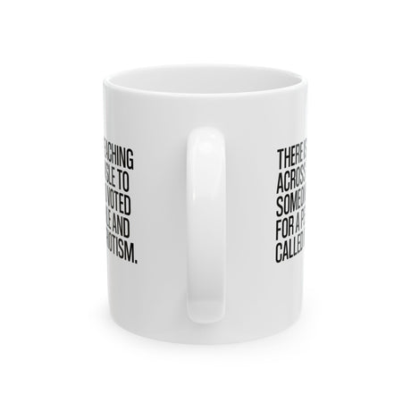 There is no reaching across the aisle to someone who voted for a Pedophile and called it Patriotism Mug 11oz (White & Black)-Mug-The Original God Ain't Petty But I Am