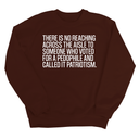 There is no reaching across the aisle to someone who voted for a Pedophile and called it Patriotism Unisex Sweatshirt-Sweatshirt-The Original God Ain't Petty But I Am