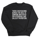 There is no reaching across the aisle to someone who voted for a Pedophile and called it Patriotism Unisex Sweatshirt-Sweatshirt-The Original God Ain't Petty But I Am