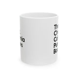 They Cheat. California Punches Back Mug 11oz (White & Black)-Mug-The Original God Ain't Petty But I Am