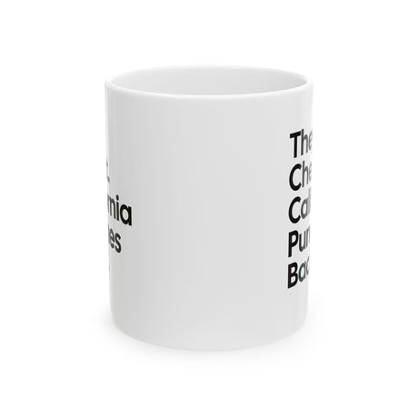 They Cheat. California Punches Back Mug 11oz (White & Black)-Mug-The Original God Ain't Petty But I Am