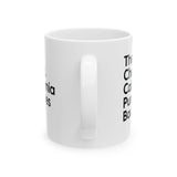 They Cheat. California Punches Back Mug 11oz (White & Black)-Mug-The Original God Ain't Petty But I Am