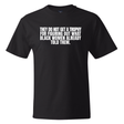 They Do Not Get a Trophy for Figuring Out What Black Women Already Told Them *BLACK TALL TEE* Unisex Tee-T-Shirt-The Original God Ain't Petty But I Am