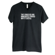 They Ended DEI and Immediately Proved Why It Existed *BLACK V-NECK* Unisex Tee-T-Shirt-The Original God Ain't Petty But I Am