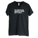They Ended DEI and Immediately Proved Why It Existed *BLACK V-NECK* Unisex Tee-T-Shirt-The Original God Ain't Petty But I Am