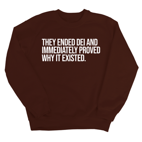 They Ended DEI and Immediately Proved Why It Existed Unisex Sweatshirt-Sweatshirt-The Original God Ain't Petty But I Am